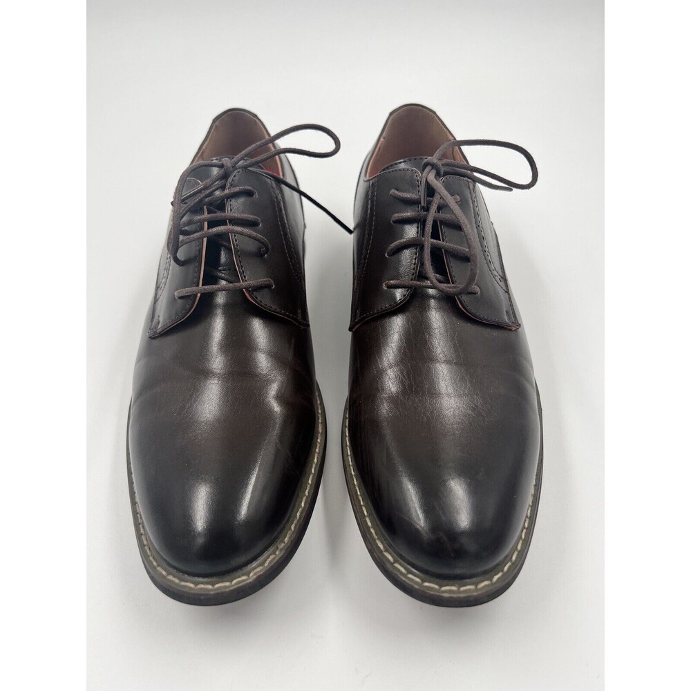 Bruno Marc Men's Leather Lined Dress Oxfords Shoes Dark Brown Size 8